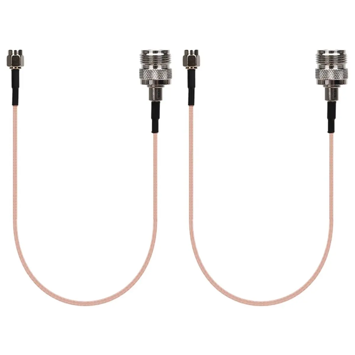2PCS SMA Male Head Connector Change to N Female Coaxial Jumper Pigtail Connector for LoRa Fiberglass Antenna 868/915MHz