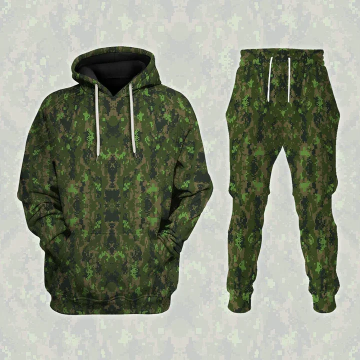 2024 Camouflage Men Hoodie Pant Suit 3D Print Men Women High Quality Tracksuit Outfits Fashion Oversized Men's Clothing 2pcs Set - Image 4