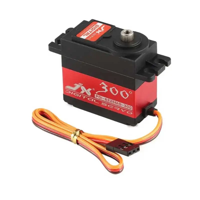 JX PDI-6225MG 25kg Metal Gear Digital Servo 300 Degrees ​High Torque for RC Racing Car Robort Arm RC Helicopter RC Model Parts