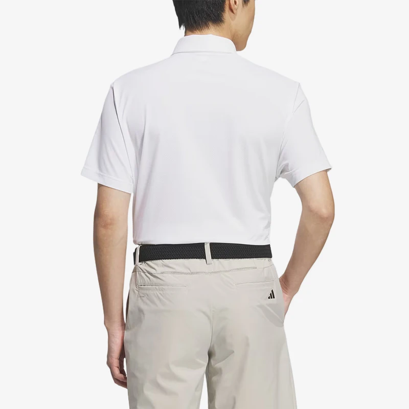Adidas genuine Golf new men's white refreshing golf polo shirt JZ4310
