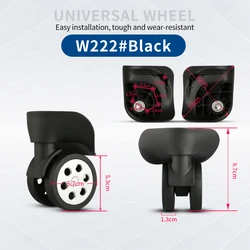 Luggage Wheels Replacement Accessories,Luggage Wheels Mute Parts, Suitcases Trolly Universal Wheel Spinner Replaceable Casters