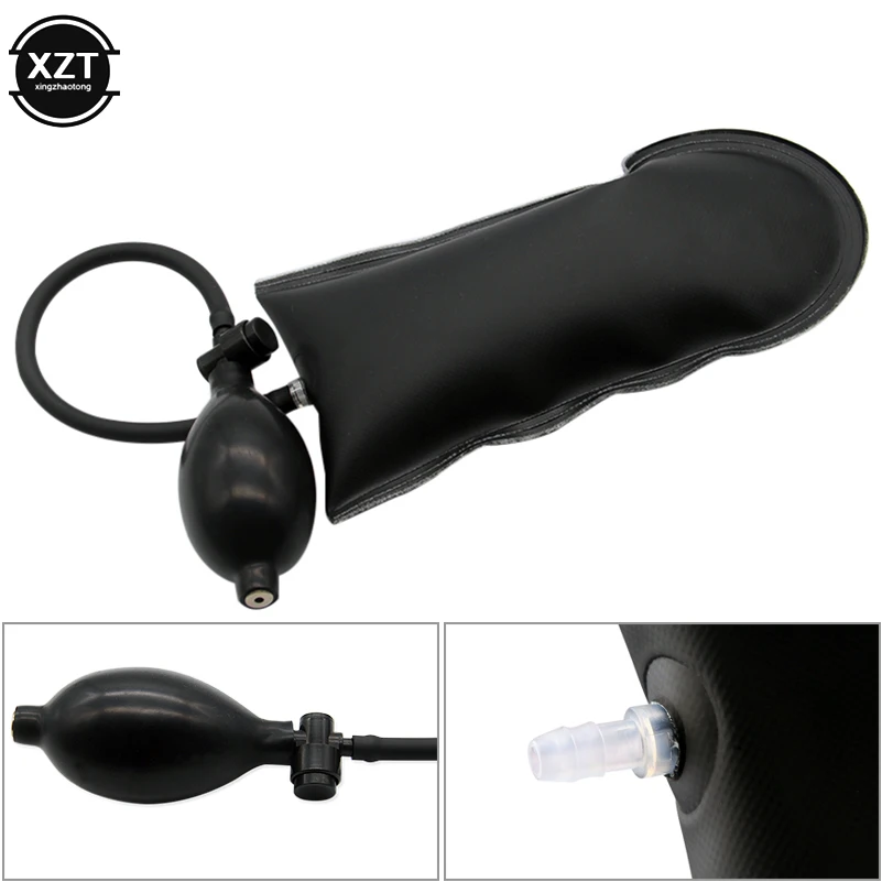 Black Airbag Cushioned Hand Pump Air Wedge Inflatable Car Door Opener for Window Glass Powerful Installation and Repair Tools