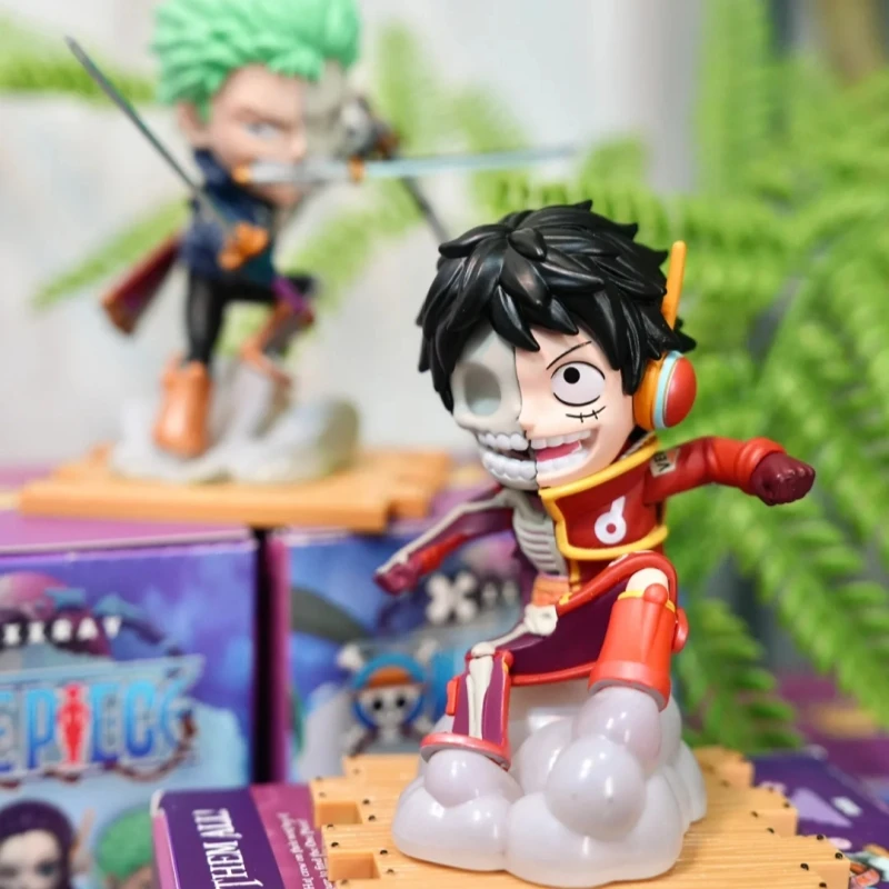 本物のアニメワンピース ルフィ ゾロ ブラインドボックス 第9シリーズ スタチュー PVCモデル ドール キッズトイ 誕生日プレゼント コレクション デコレーション ギフト