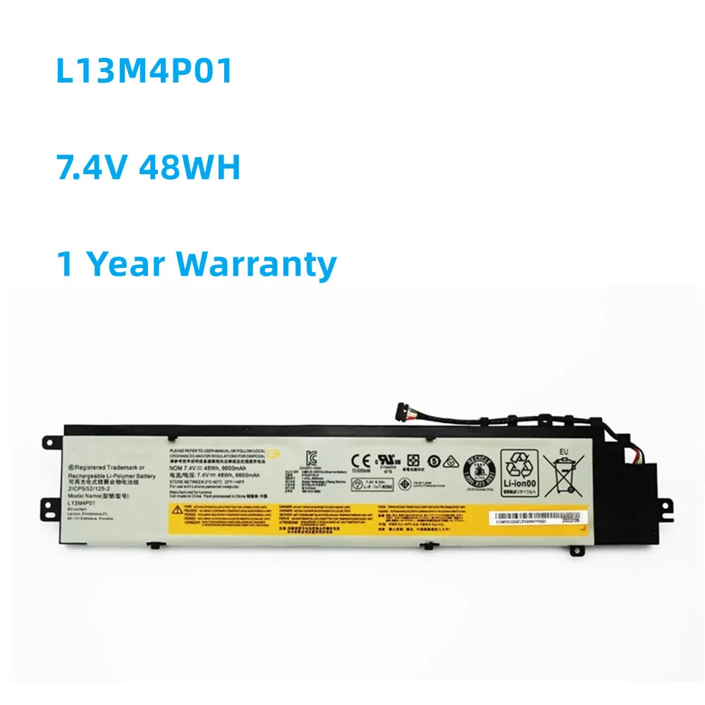 

L13L4P01 L13C4P01 L13M4P01 7.4V 48WH Laptop Battery For Lenovo for Erazer Y40-70 Y40-80 Y40-70AT-IFI