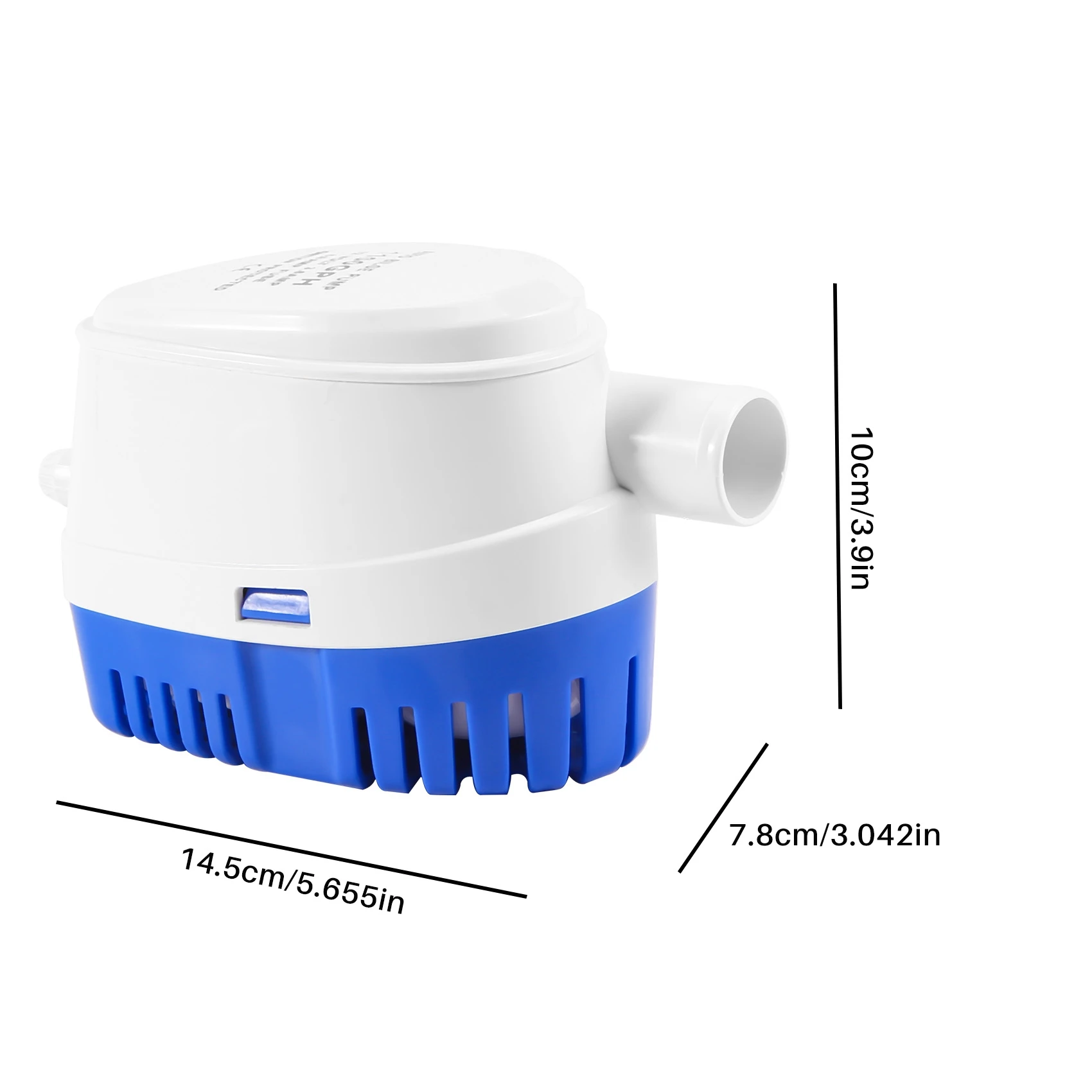 

Hot AD-Automatic Submersible Boat Bilge Water Pump 12V Auto With Float Switch Outlet