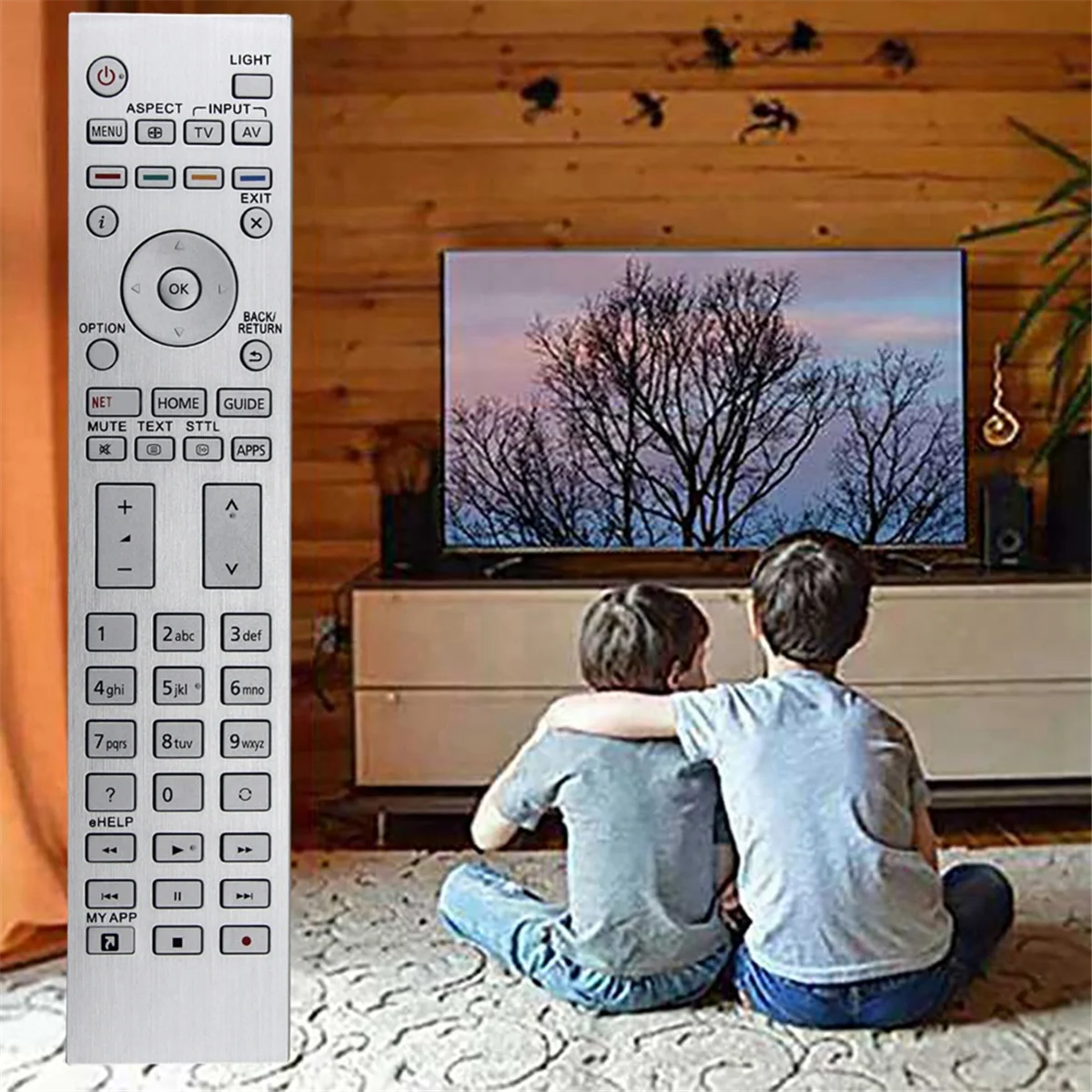 FFYY-Replace N2QAYA000144 Remote for Panasonic TV TX-65EZ950E TX-55EZ950E N2QAYB001253 TX-55HZ1000E TX-65HZ1000E TX-65HZ2000E