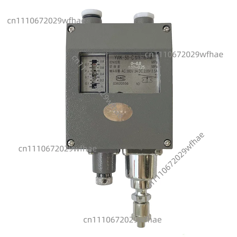 1PC Pressure Gauge Switch 0-0.2MPA 0-0.8MPA YWK-50-C 0-4MPA For Marine Instrument Controller Relay