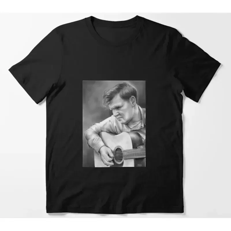Retro Doc Watson T Shirt Eddy Merle Red Rocking Chair Songs for Little Pickers
