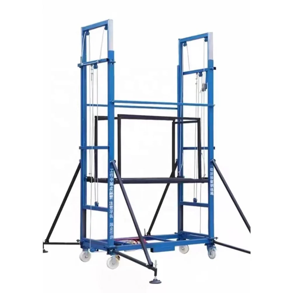 15m Electric Steel Working Platform High Stability Lift with Motor for Industrial Maintenance and Construction Projects Custom