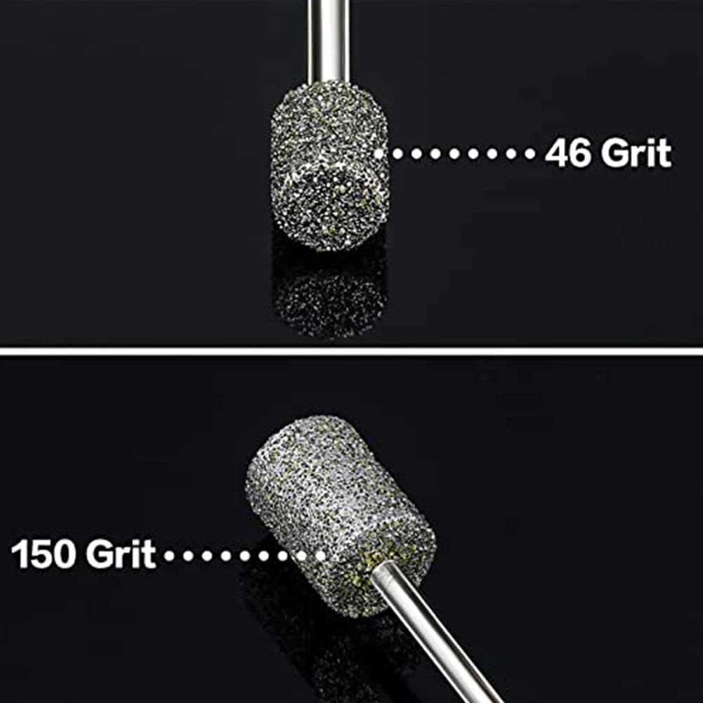 Set of 24 Emery Grinding Heads with 50 and 116 Grit for Use in Detailed Carving Polishing Grinding and Cutting Hard Materials