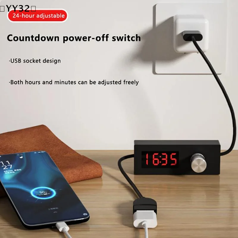 

Надежный USB-таймер с цифровым дисплеем, портативный регулируемый выключатель питания, шнур с автоматическим отключением питания 5В, автоматическое отключение питания 〔YY32〕
