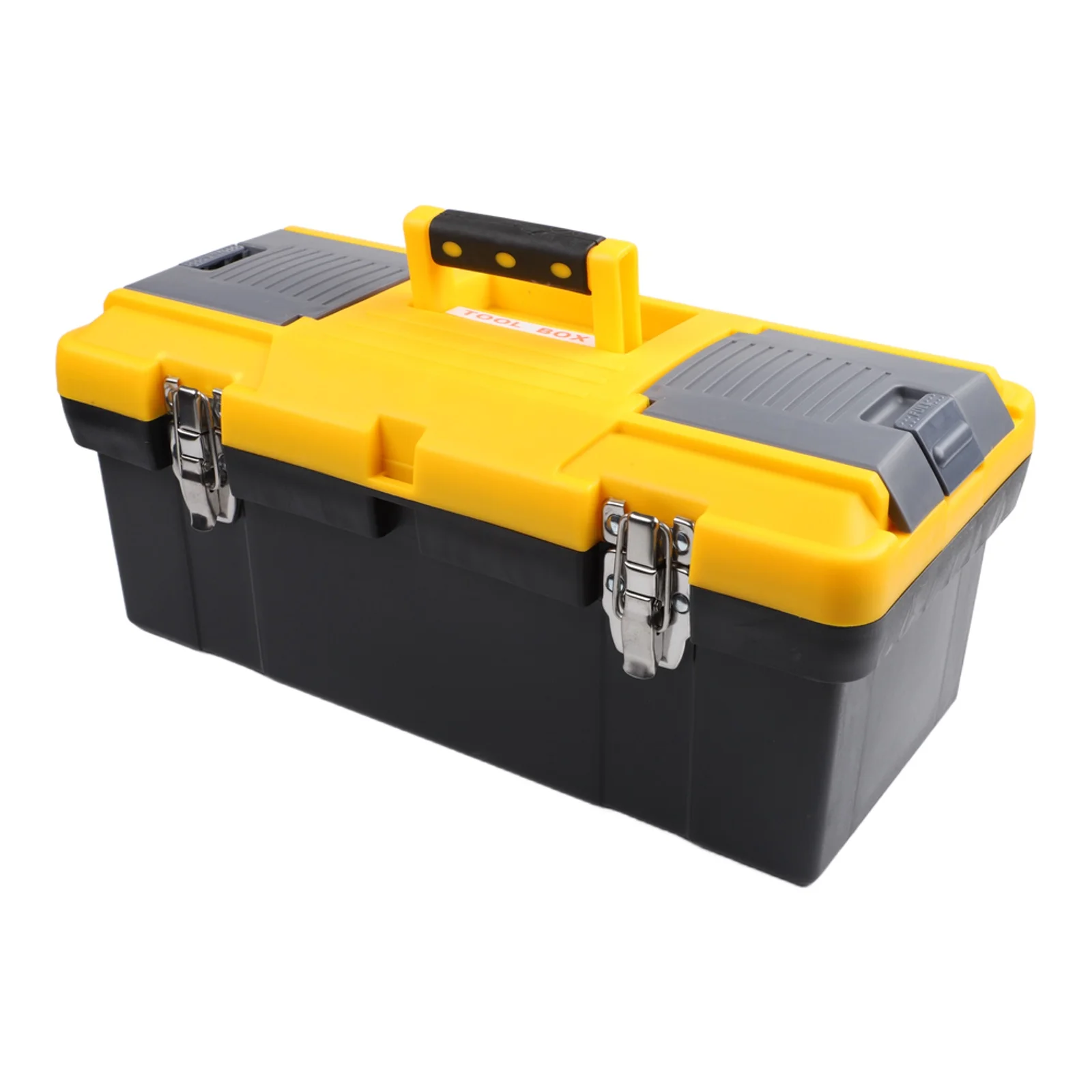 Efficient Tool Arrangement Box Plastic Storage Tool Box Organizer Dual-layer Design Reinforced Construction Thickened Plastic