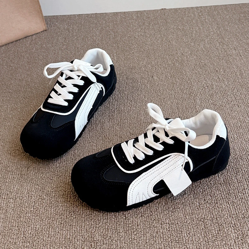 

De Xun Shoes Women's 2025 Spring New Collection Versatile Forrest Gump Shoes Flat Fashion Casual Sports Shoes