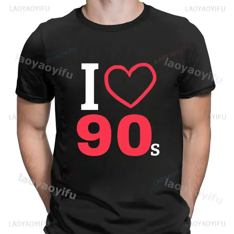 T-shirt I Love The 90 Take Me Back To The 90's Shirt I Love 90 Tee for Birthday Party Gift Women Clothing