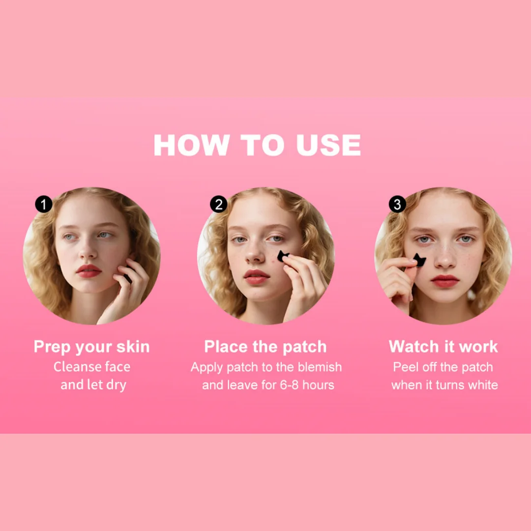 Patch per l'acne Quick Fix - Invisibili per giorno e notte, disegne le impurità e riducono le protuberanze veloci