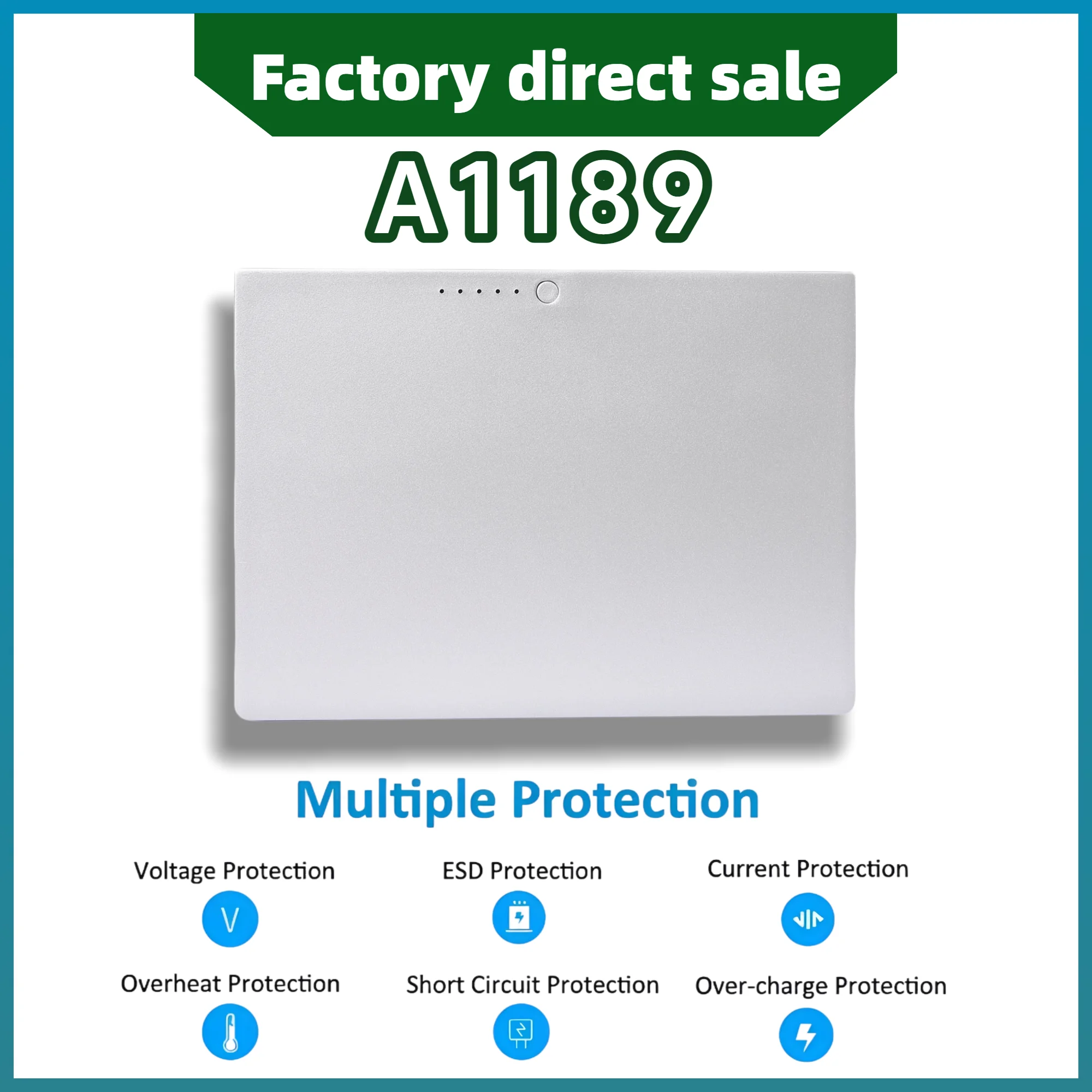 FRLAN A1189 For Apple Laptop Battery MacBook Pro 17