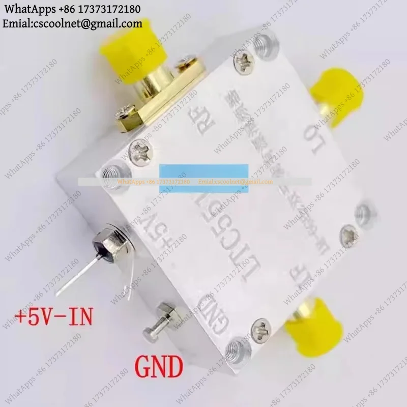 JS03 LTC5510 active mixer module 1MHz-6GHz RF wideband high linearity dual balance with output balun