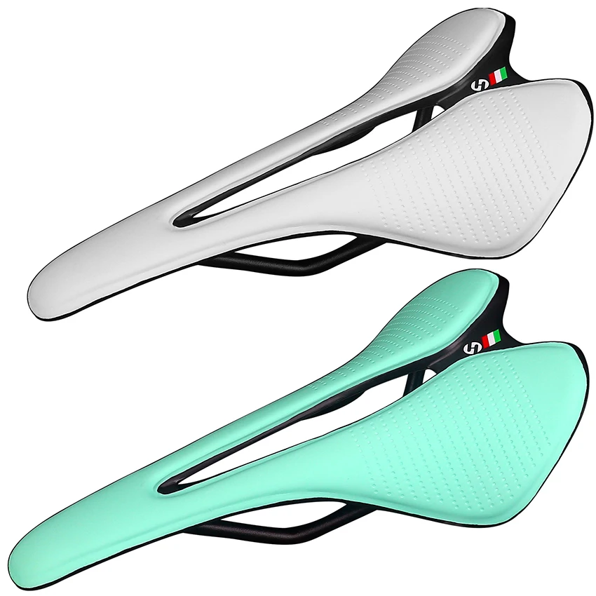 

STLF TOSEEK Support Sample Service Bicycle Comfortable MTB/Road Leather Saddle Cushion Moutain Bikes Plastic/pvc Saddles Seat