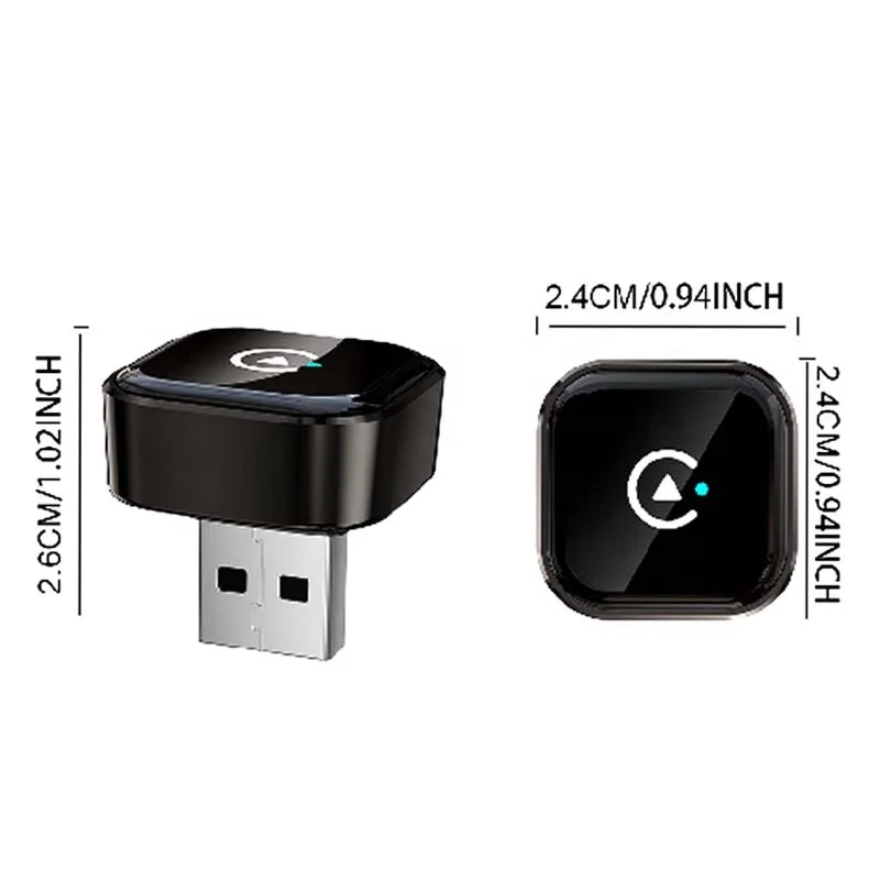 ZING EAR Q1M Mini Portable Universal CarPlay USB Adapter for IPhone-1 Year Warranty