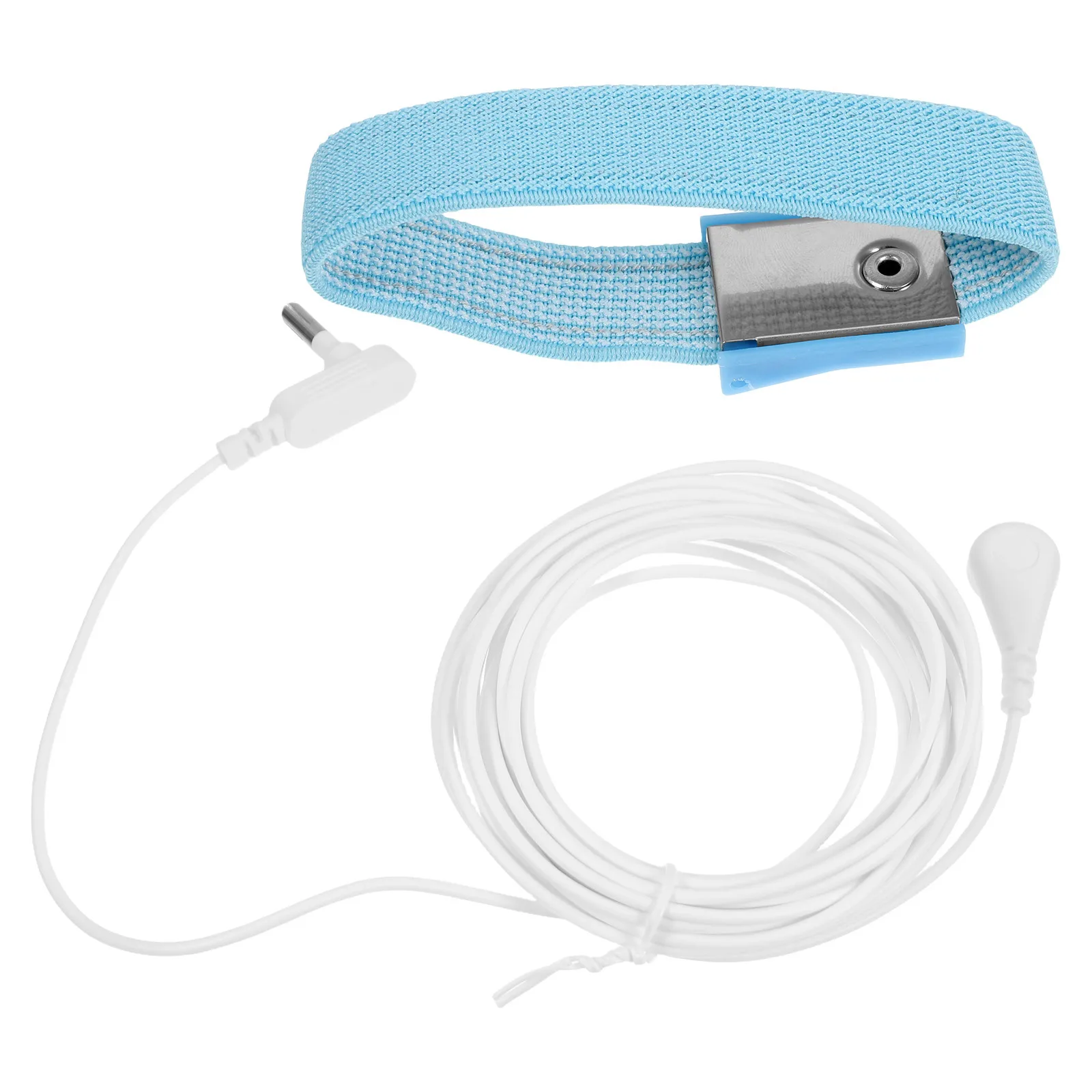

Anti Static Grounding Wrist Strap With Alligator Clip Adjustable Band For Electronics Repair Pc Building Lab Esd Protection Cord