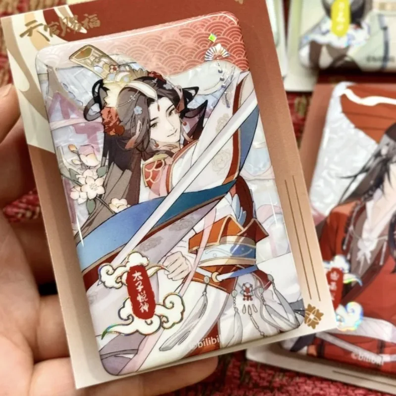 Heaven Bless Surrounding Square Brooch Cartoon Character Hua Cheng Xie Lianyue Qianqiu Painting Screen Series Exquisite Badges