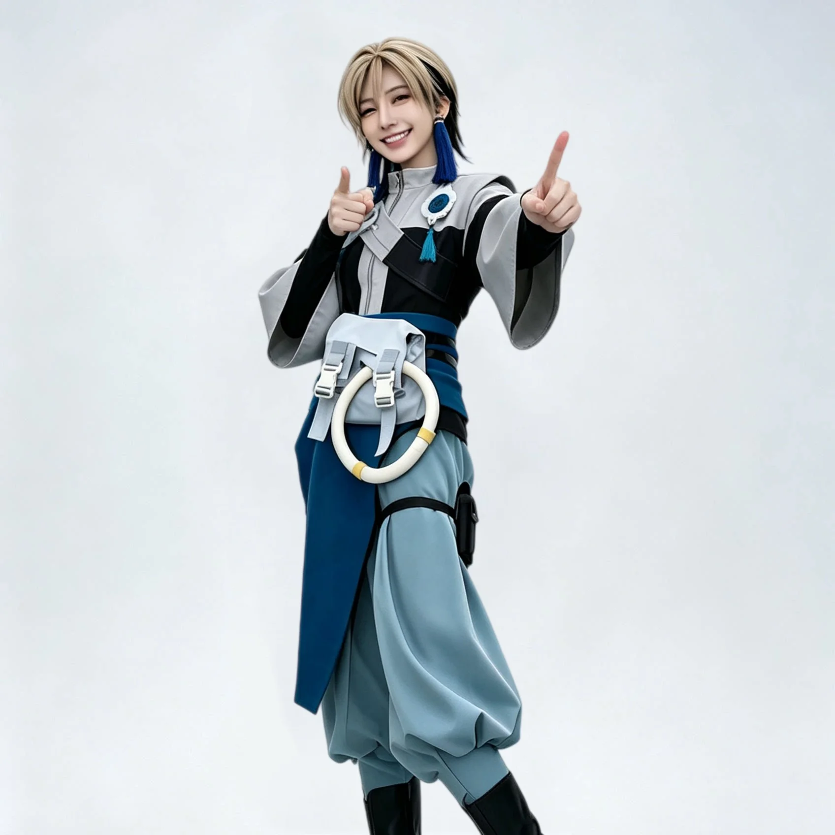 Zanka Nijiku Cosplay Costume Wig Anime Gachiakuta Zanka Comic Convention Stage Costume Carnival Halloween Party Clothing