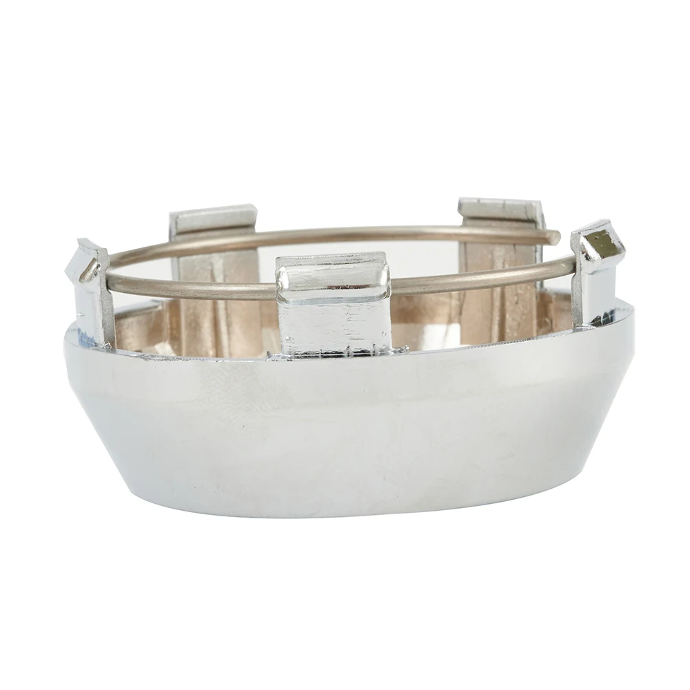 4pcs Car Wheel Center Cap For Wheel Center Cap Rim Chrome Hub Cap 60mm No Logo Silver Base For Many Kinds Of Vehicles