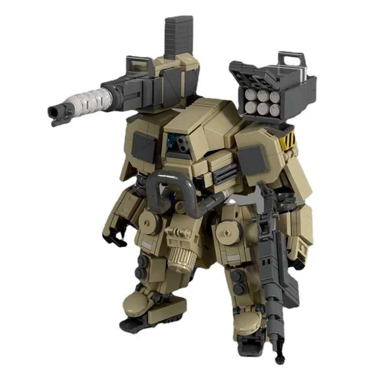 

MOC creative mecha desert robot children's puzzle assembly and assembly block model toy birthday gift series
