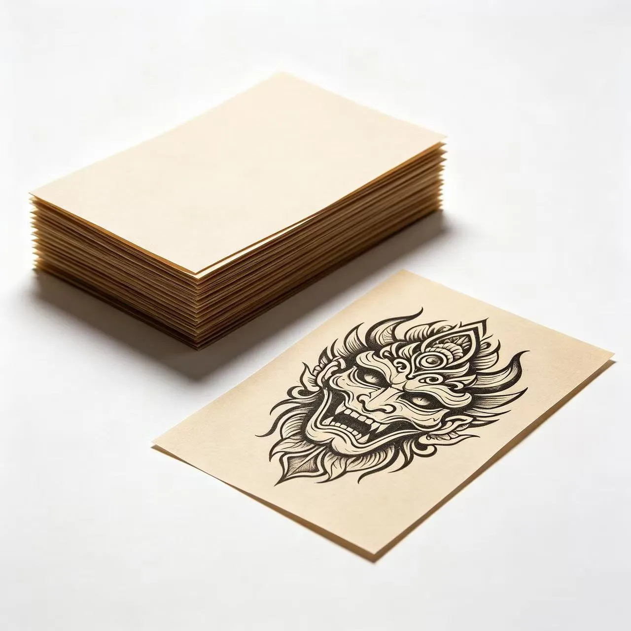 Tocutexplan 4‑Layer Tattoo Transfer Paper, Clear Smudge‑Resistant Stencil Paper for Thermal Printer & Dot Matrix Printer