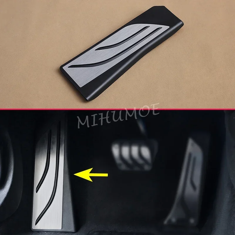 

Подставка для ног с левым рулем из нержавеющей стали, накладка на педаль для BMW 5, 6, 7 серии X3 2012 2013, 2014 2015