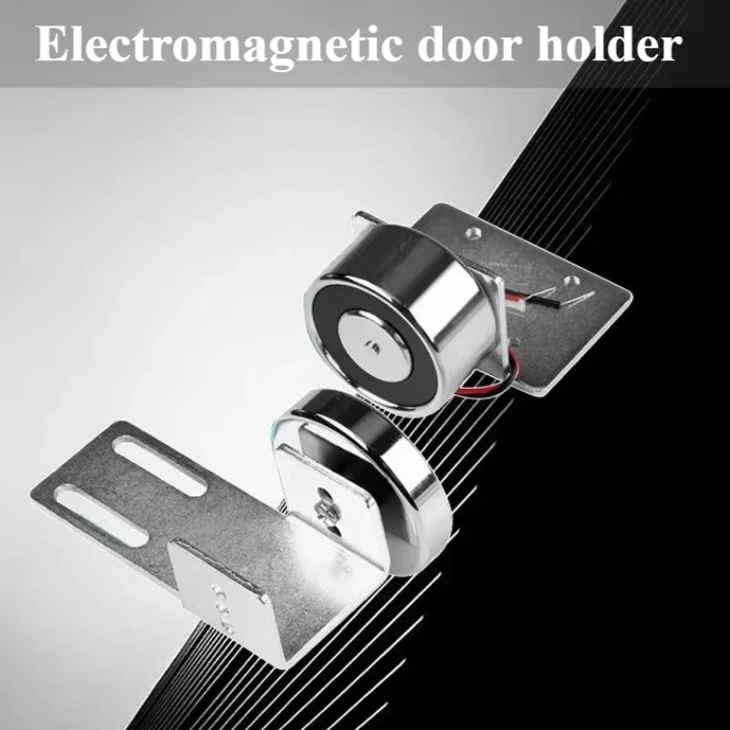 Magnetic lock door for automatic door thickening lock glass door