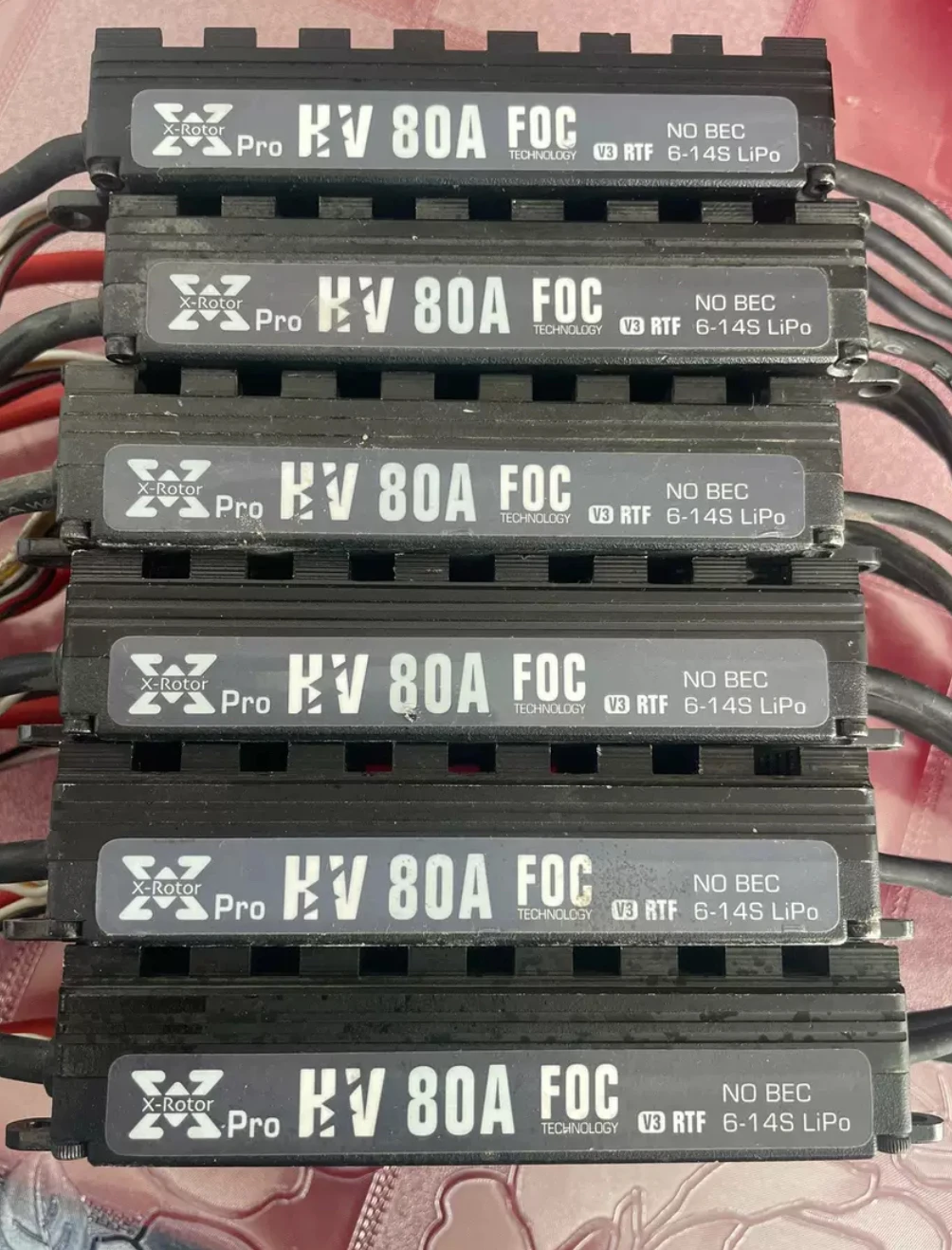 

90% new Hobbywing XRotor FOC Power System 6-14S 51.8V HV 80A FOC V3 ESC speed controller control for RC agricultural drone