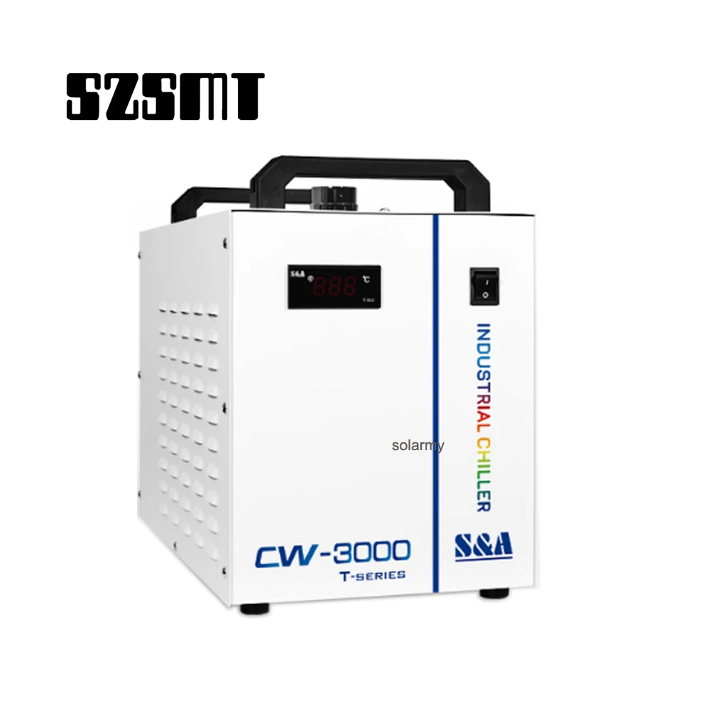 Chłodziarka wodna S&A Industry CW-3000TG CW-3000TK CW-3000DG CW-3000DK do laserów CO2 o mocy poniżej 80W