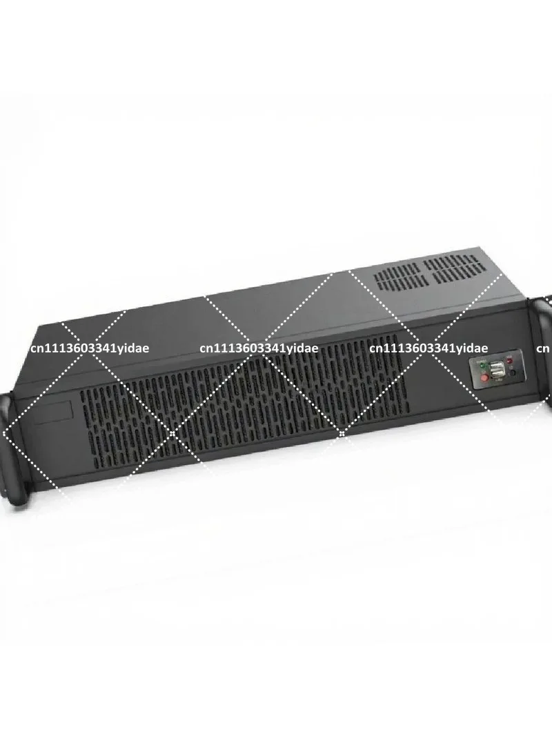 2U Mini Industrial Server Chassis Inline  Air Cooling Quiet Hotel Enterprise Host Case