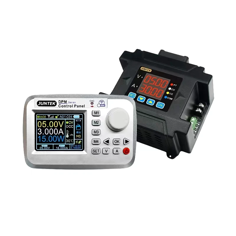 JUNTEK DPM8608 60V 8A Programmable DC Power Supply  Buck Voltage Converter LCD Voltmeter Constant Voltage Current DC- DC