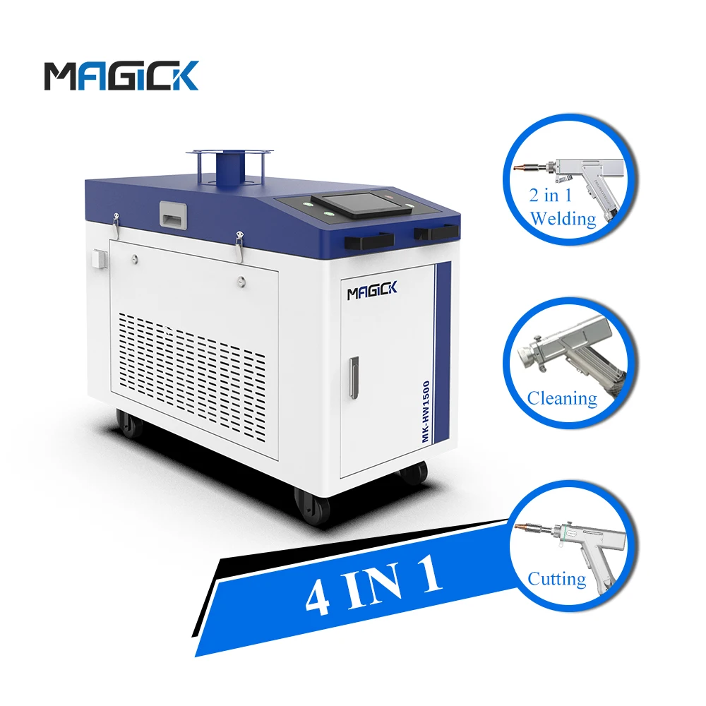 Hot Sale Product 1500W 2000W 3000W Handheld Metal Laser Welding Machine 4 in 1