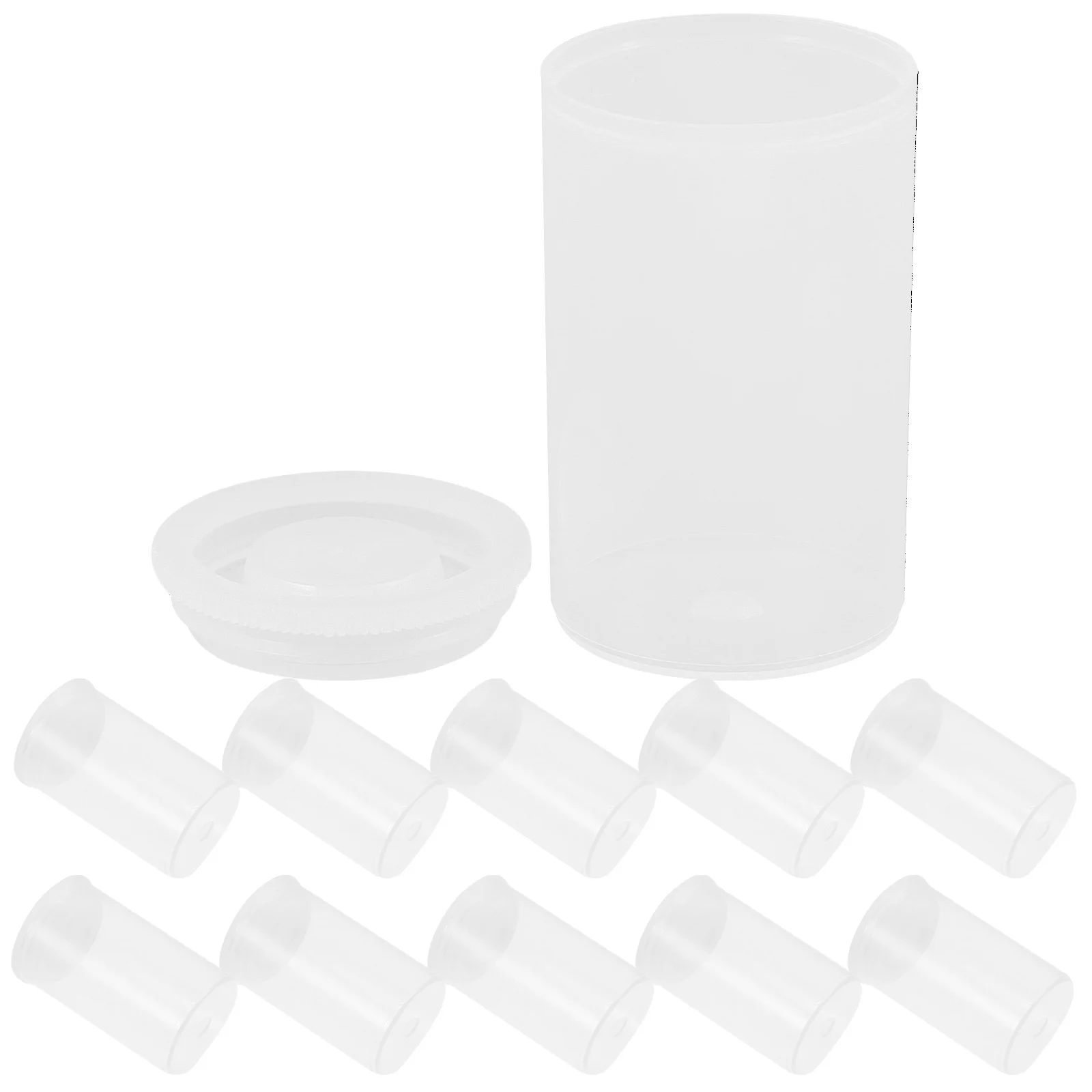 

Fishing Gear Organizer 30pcs Plastic Tackle Box Portable Bait Container Film Canisters Protective Case Hook Storage Solution