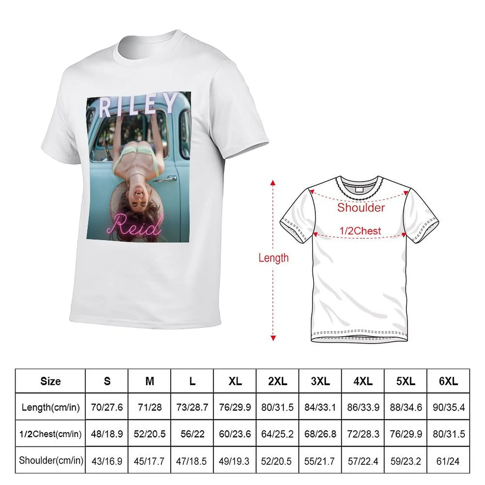رايلي ريد مثير صورة تي شيرت رجل تي شيرت للرجال القطن تي شيرت رجل 100% تي شيرت #5
