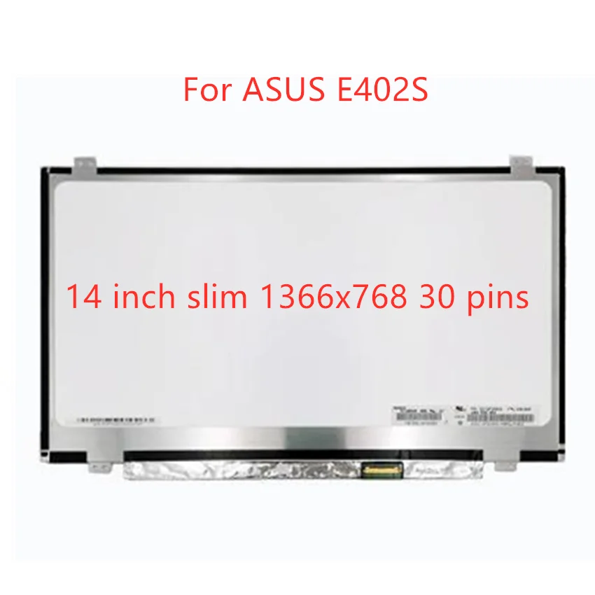 Free shipping 14 Inch LCD For ASUS E402S Laptop Led Screen Display replacement Slim 30-pins 1366x768 HD