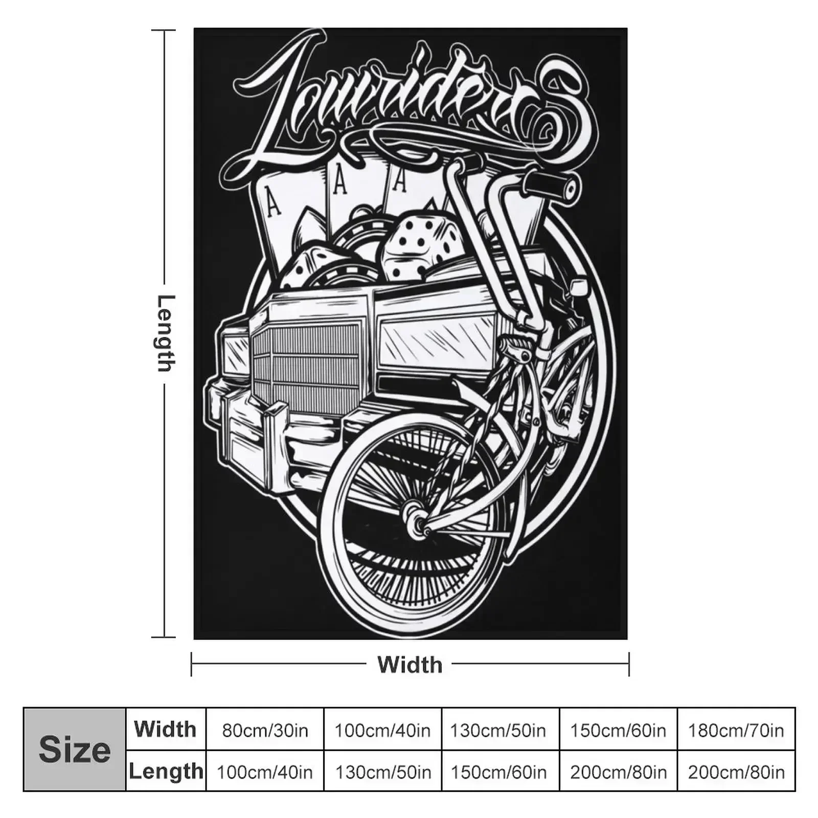 LOWRIDERS Throw Blanket couch cozy soft plush fuzzy picnic outdoor blanket