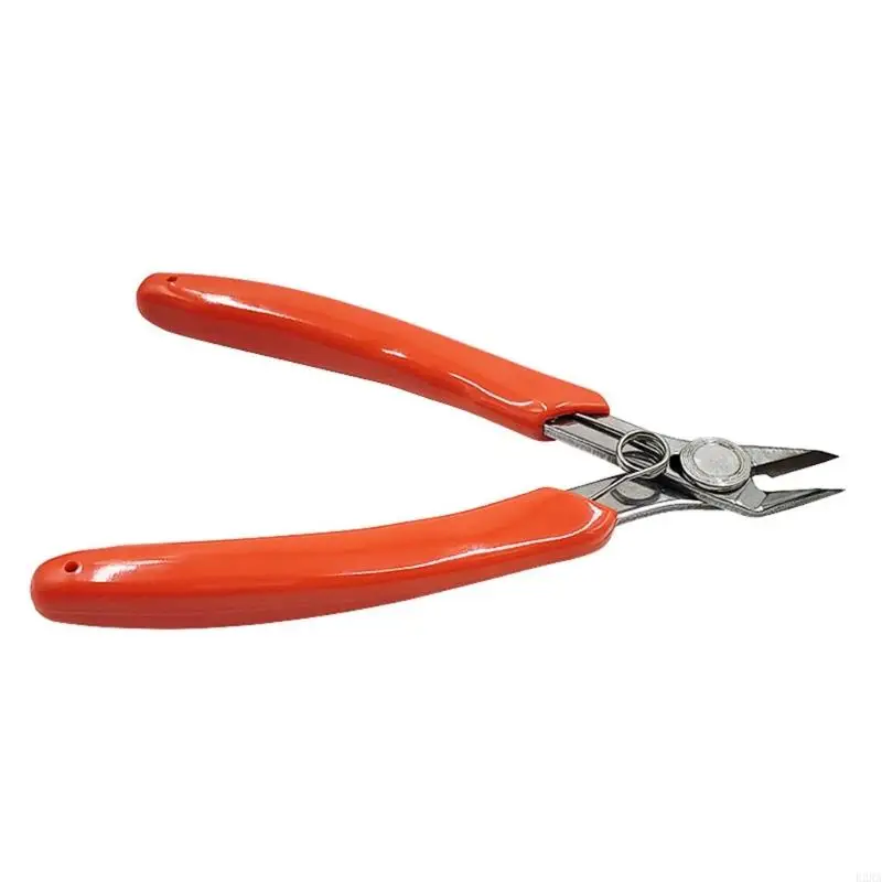 Diagonal Flush Cutter Side Cutting Pliers Electronics Pliers for Reeled Terminals Soft Wire Electronics Jewelry Making