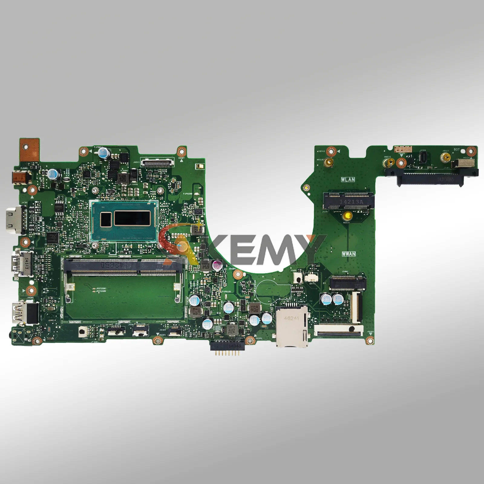 Placa-mãe para laptop pu301la, placa principal para notebook asus vivobook pu301la pu301l com cpu i3 i5 i7 100% testes ok envio rápido stk