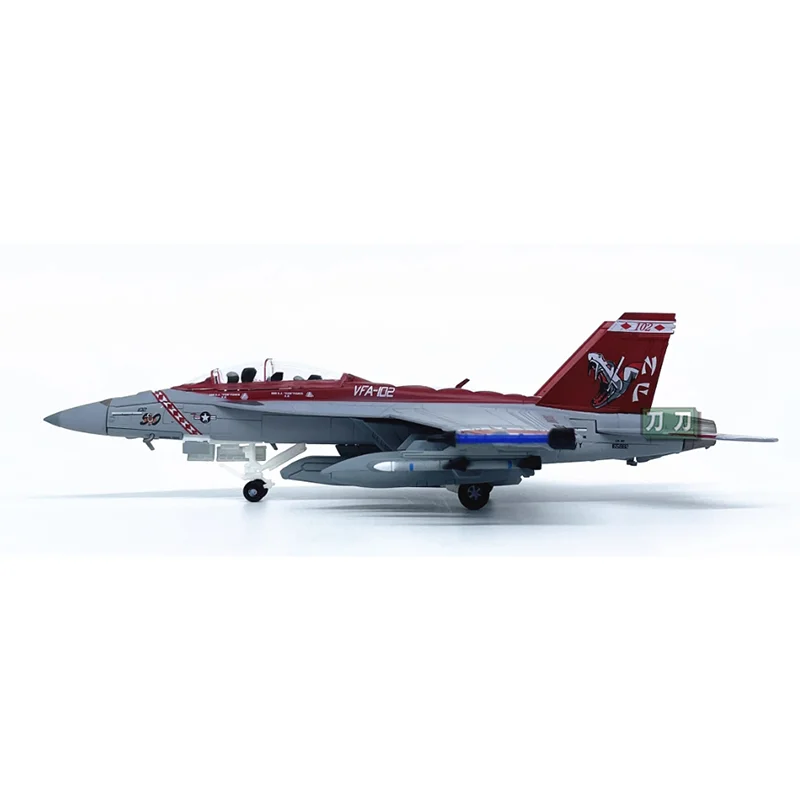 

Литой под давлением масштаб 1/100, американский эскадрильон из гремучей змеи, истребитель F18, модель самолета, готовая модель из сплава, коллекция моделей