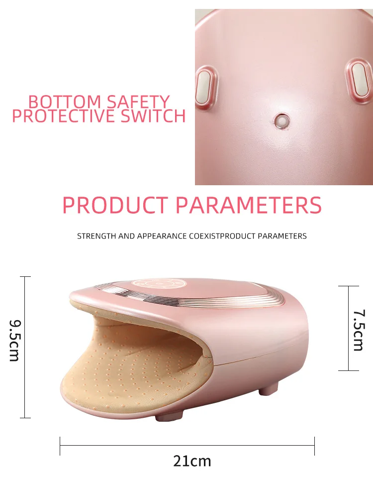 مكتبة ذكية مكتبة صغيرة لتدليك النخيل الهزاز التلقائي اليد الكهربائية مدلك الاصبع #5