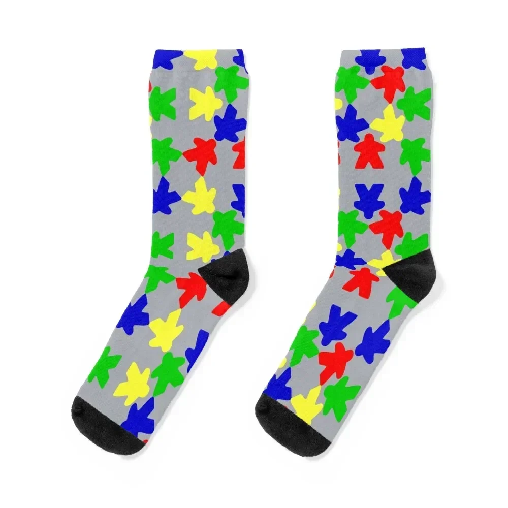 All the Meeples Socks Novelties hip hop designer brand Socks For Women Men's