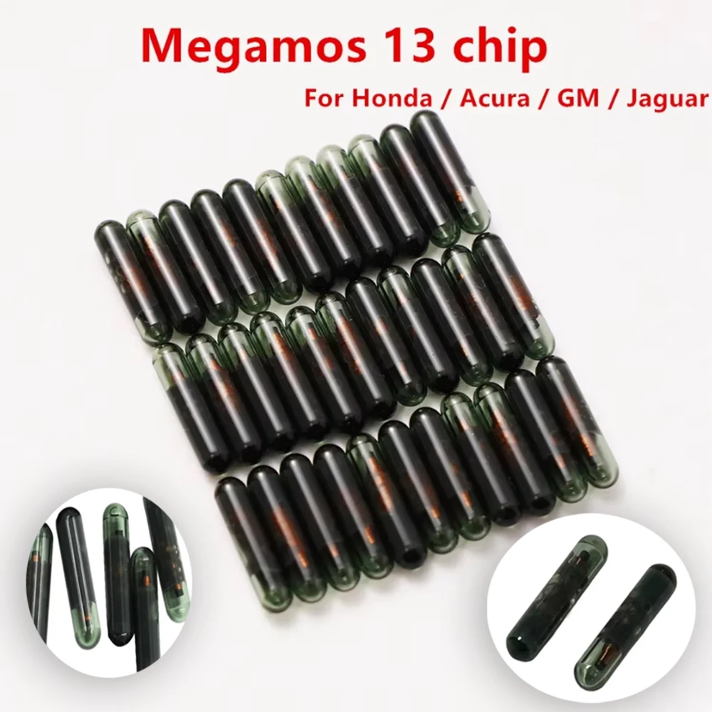 Megamos 13 Glass Transponder Chip  ID13 TP03 id 13 glass Auto Transponder chip