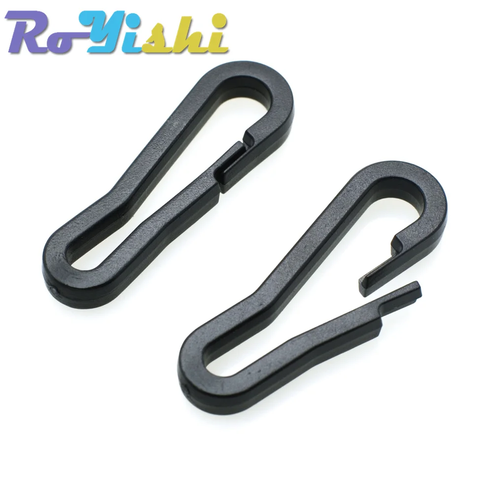 10 Pcs/Pack Plastic Safety Snap Hook Buckle For Bag Backpack Outdoor Equipment Accessories