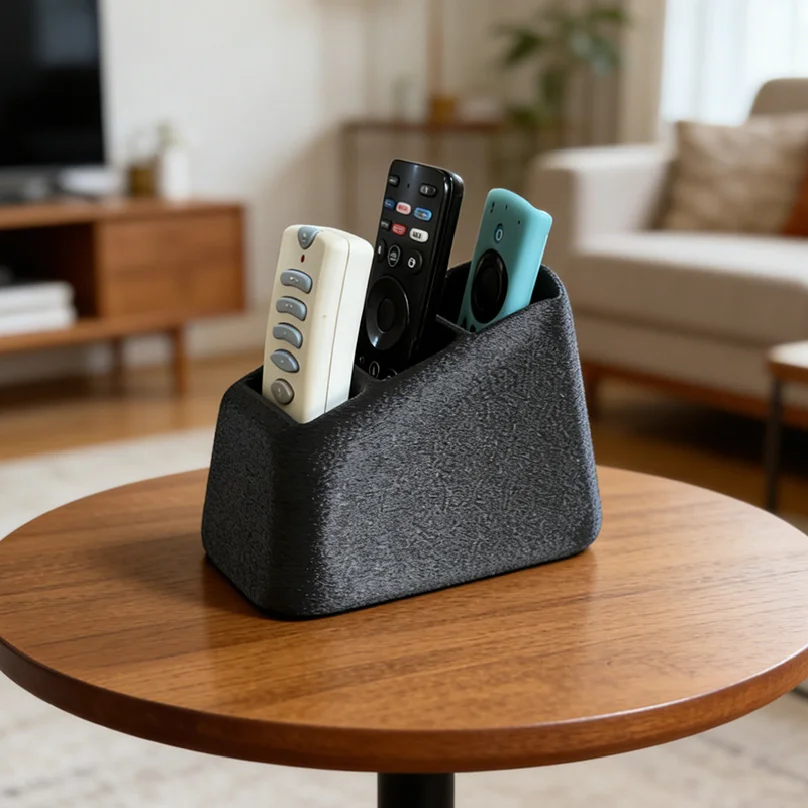 Remote Control Storage Box With 2/3 Compartments Made of Plastic Suitable for Organizing Remote Controls for Tvs, Media Players
