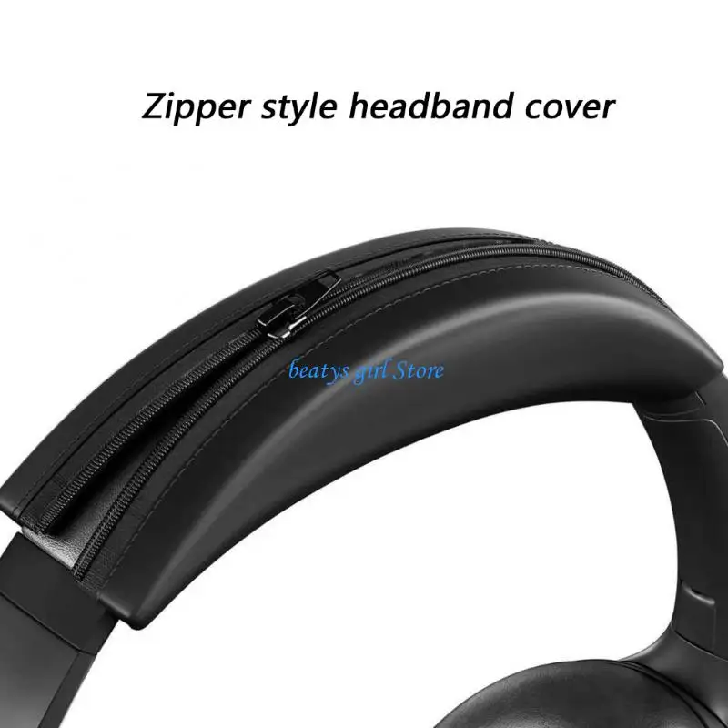 C7AB Flexible Headphone Headband Cover Soft Washable Headbeam Pad Sleeve for EH500 Headphone Repalcement Repair