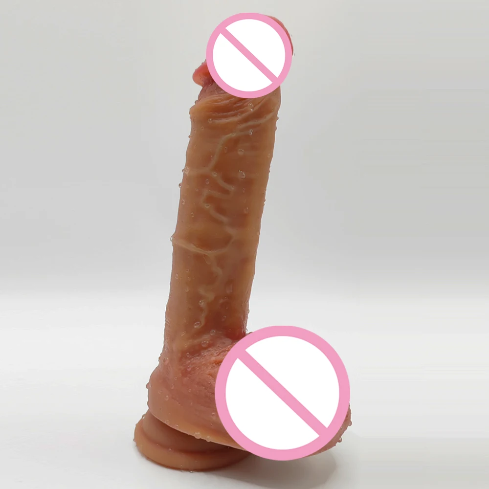 Super Long Skin Dildo Penis Medical Silicone Realistic SexToy For Women Masturbator Makeup Dildo Strapon Suction Cup Dick Adults